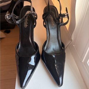 Frederick's of Hollywood Black Patent Heels